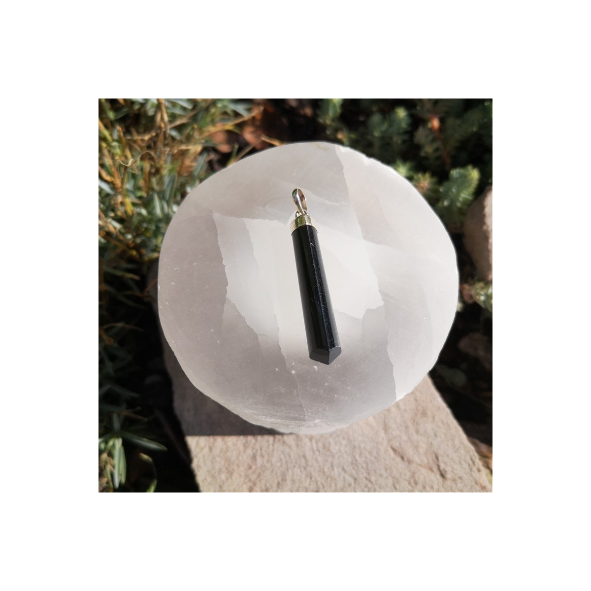 Collier tourmaline noire