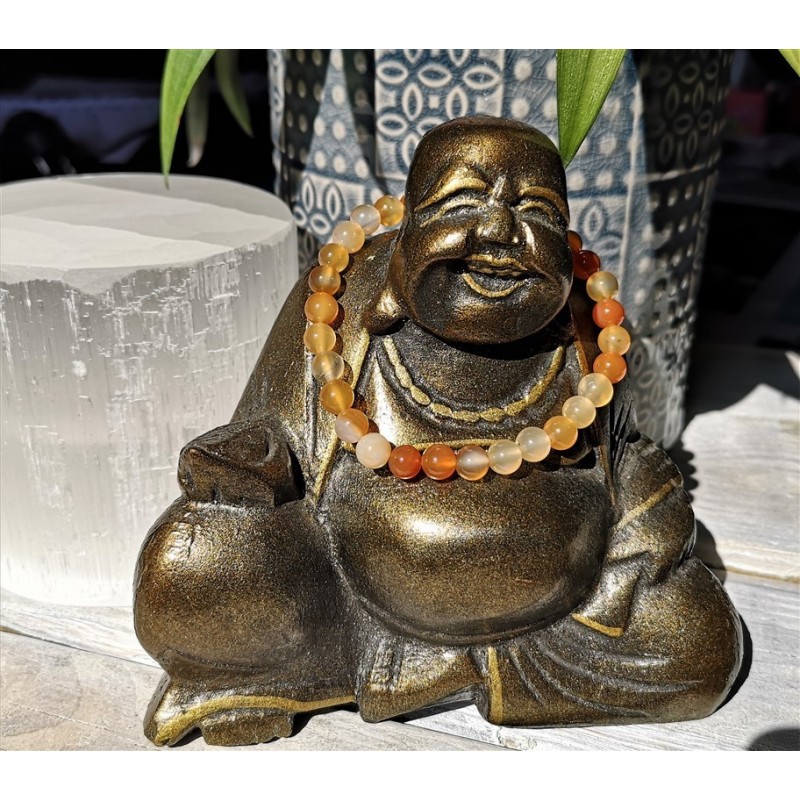 bracelet cornaline 6mm