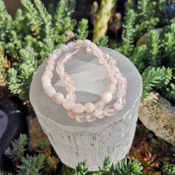 Bracelet morganite nugget
