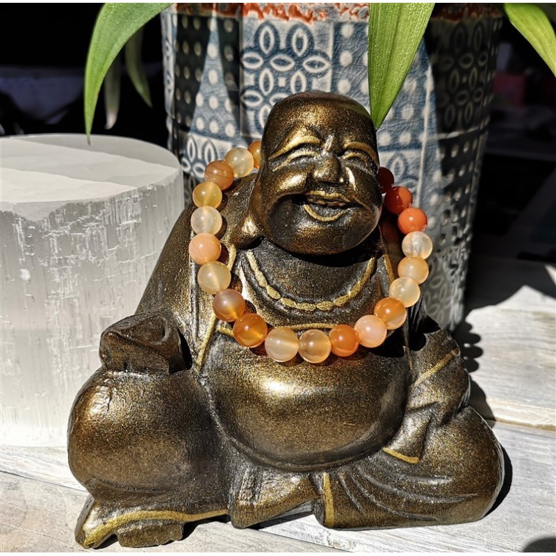 bracelet cornaline 8mm