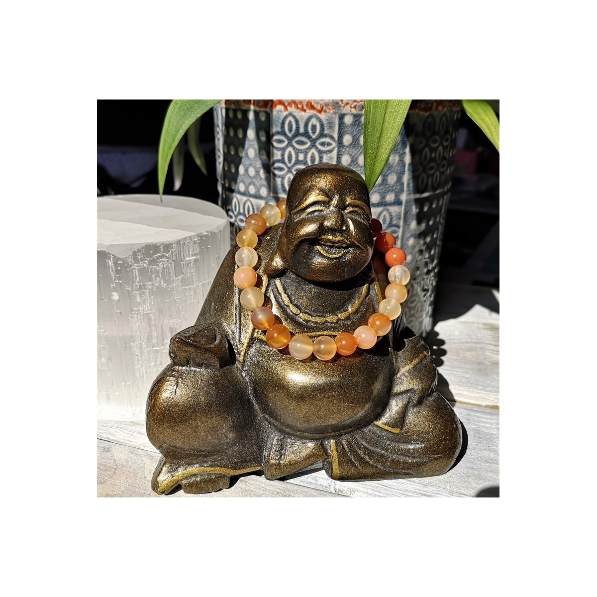 bracelet cornaline 8mm