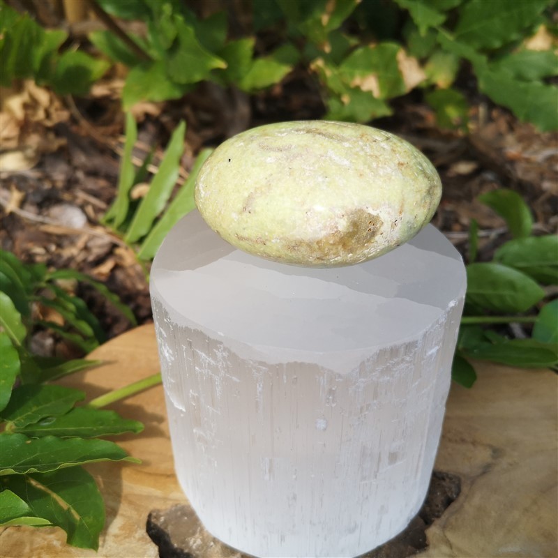 Coeur opale verte 5
