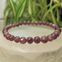 Bracelet lépidolite 6mm