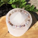 Bracelet agate du Botswana 6mm