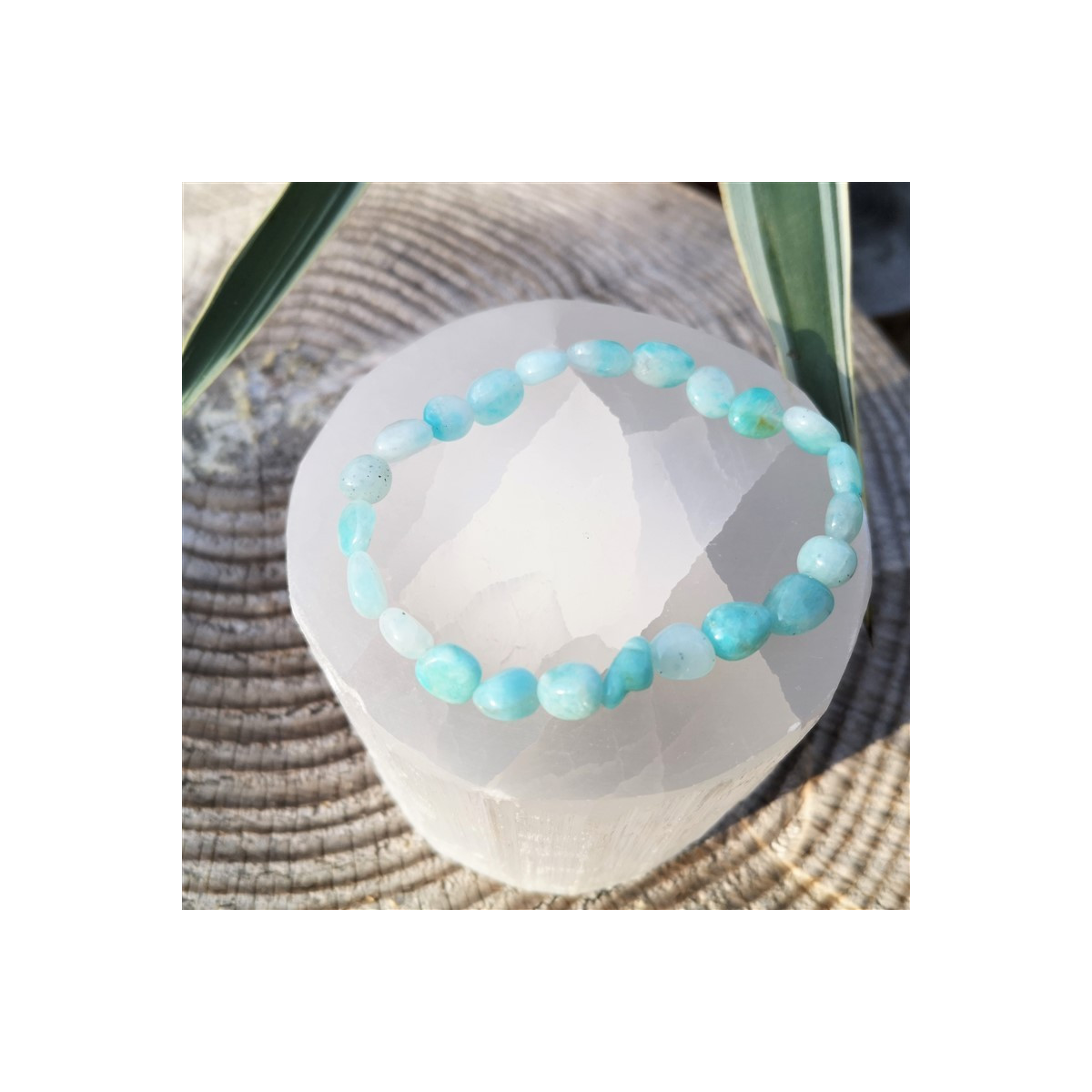 Bracelet amazonite nuggets