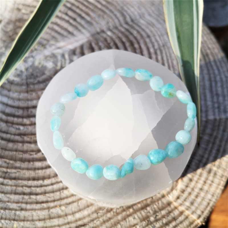 Bracelet amazonite nuggets