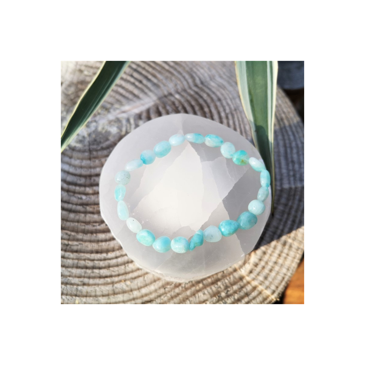 Bracelet amazonite nuggets