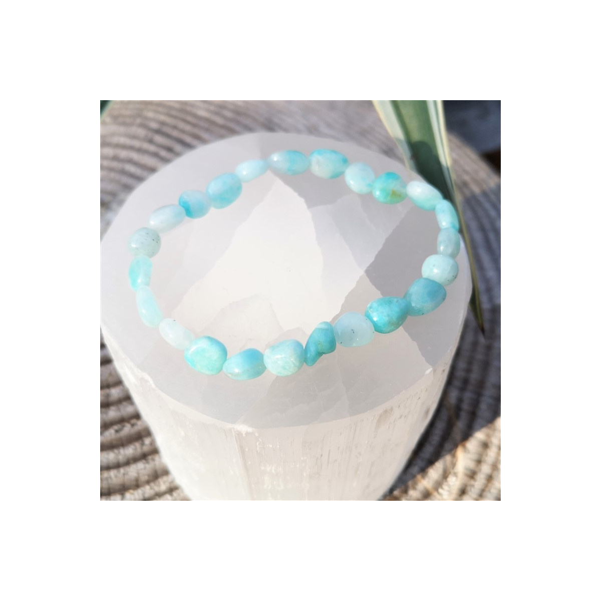 Bracelet amazonite nuggets