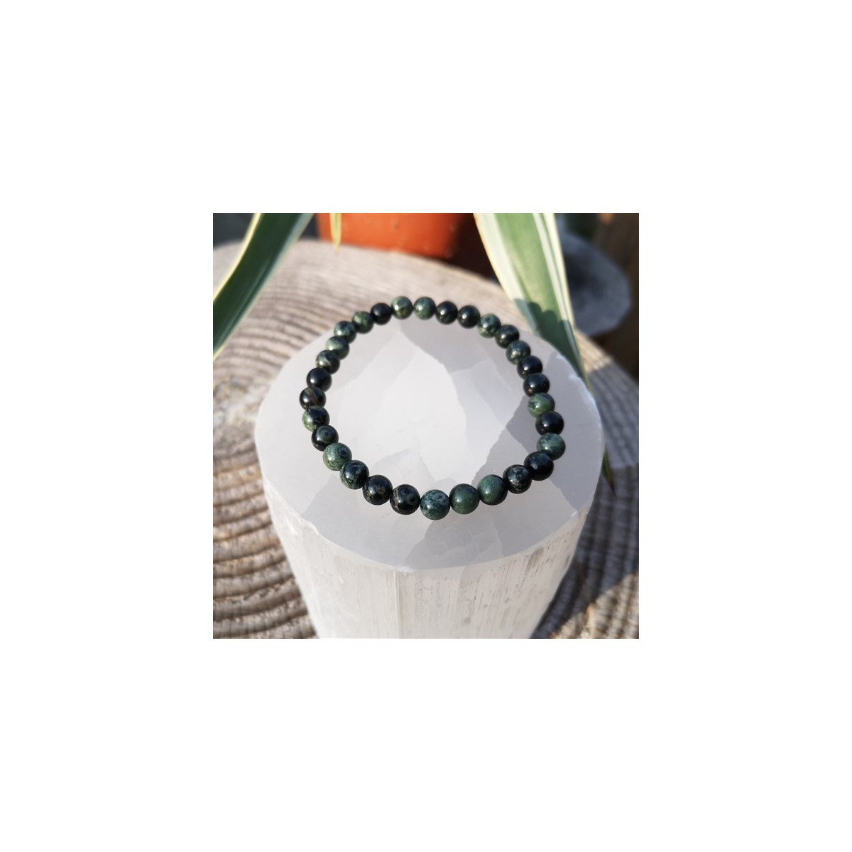 Bracelet jaspe kambaba 6mm