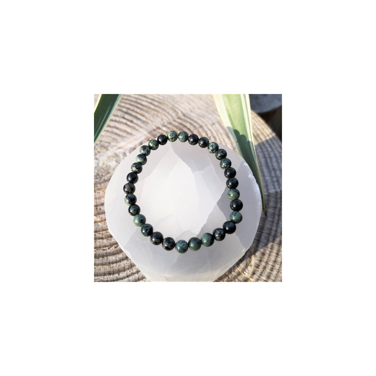 Bracelet jaspe kambaba 6mm