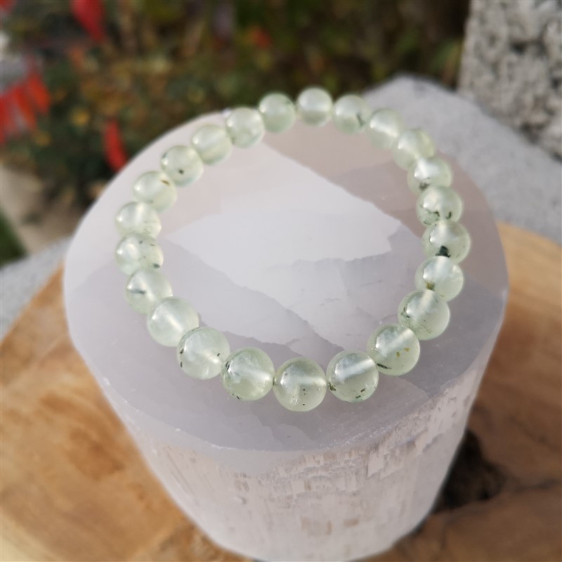 Bracelet préhnite 8mm