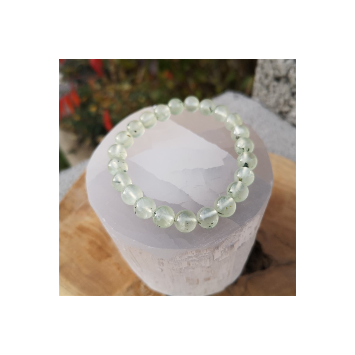 Bracelet préhnite 8mm