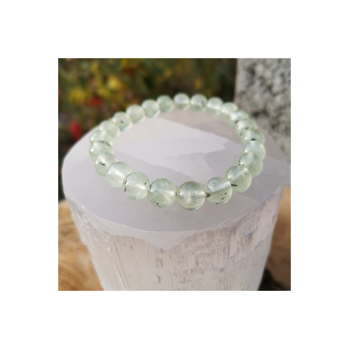 Bracelet préhnite 8mm