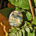 collier labradorite multicolore