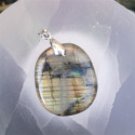 pendentif labradorite multicolore striée recto