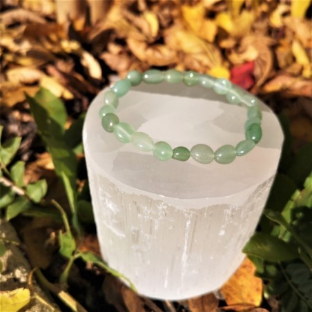 Bracelet aventurine verte nuggets