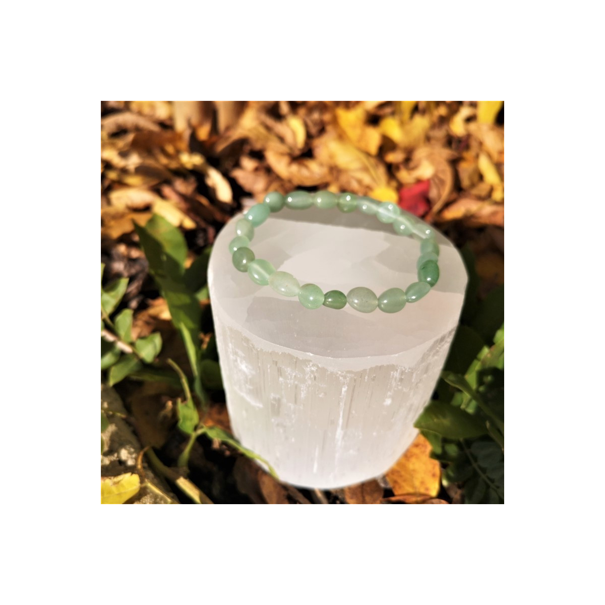 Bracelet aventurine verte nuggets