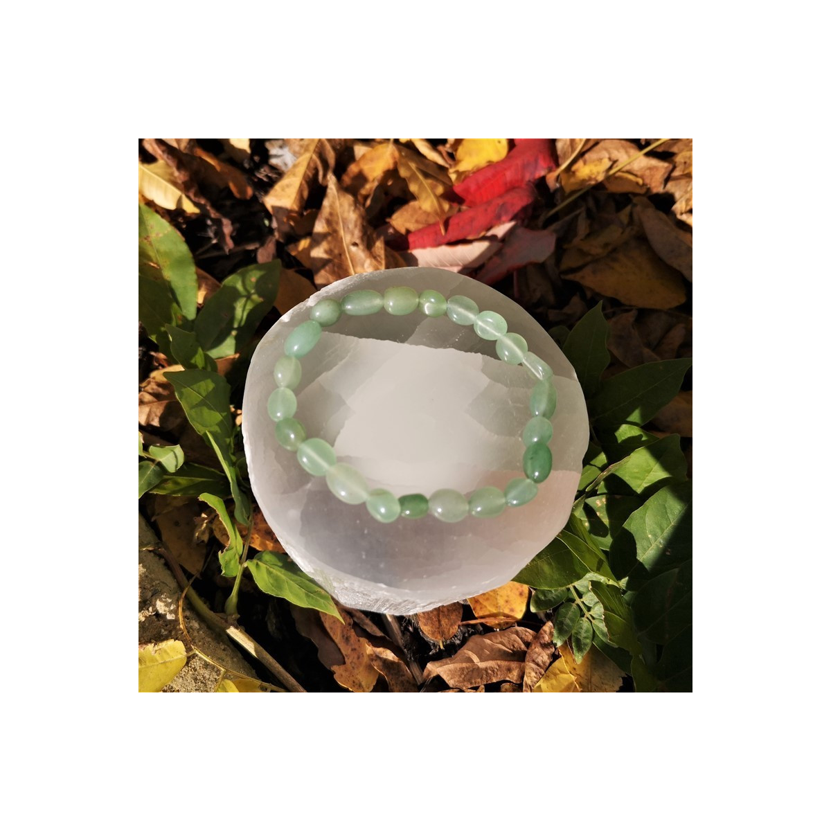 Bracelet aventurine verte nuggets