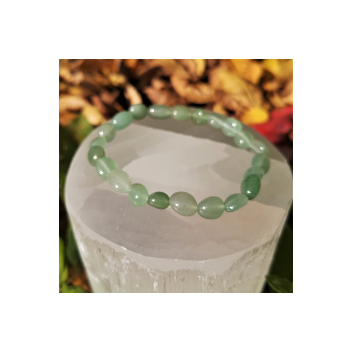 Bracelet aventurine verte nuggets