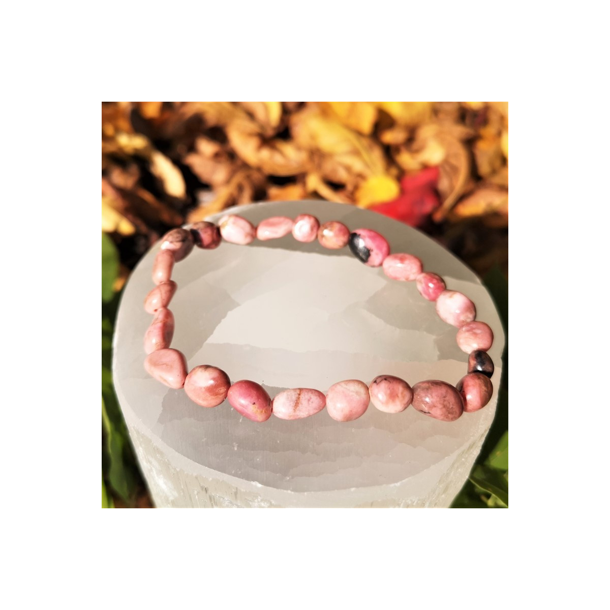 Bracelet rhodonite nuggets
