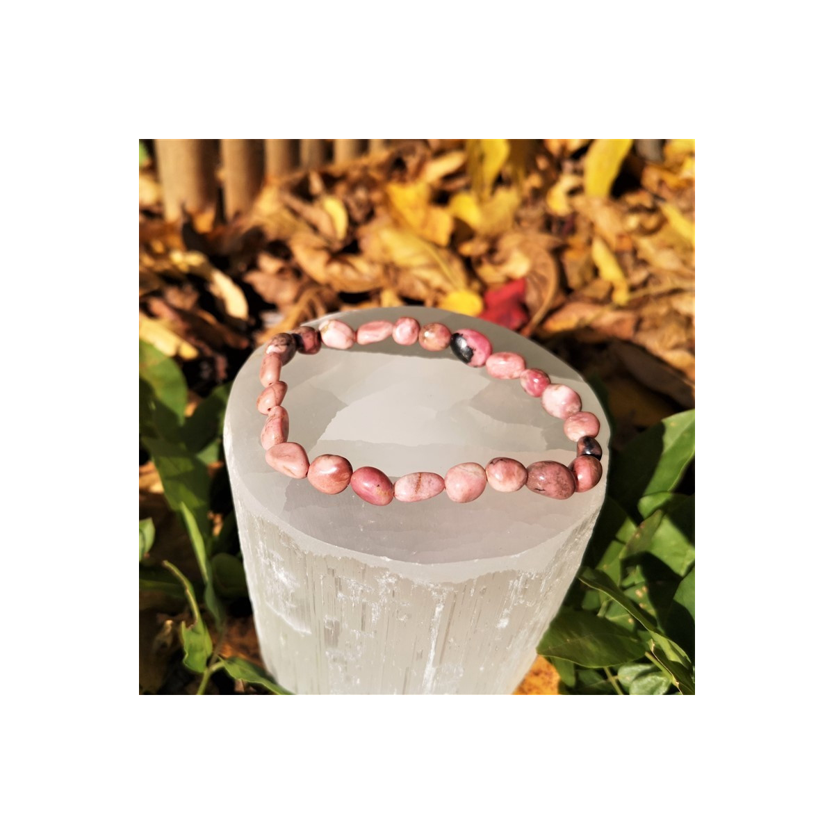 Bracelet rhodonite nuggets