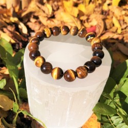 bracelet oeil de tigre 10mm
