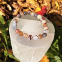 Bracelet agate du Botswana 8mm
