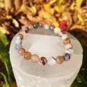 Bracelet agate du Botswana 8mm