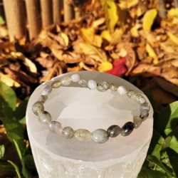 Bracelet labradorite  pierres roulées | Minesenstiel