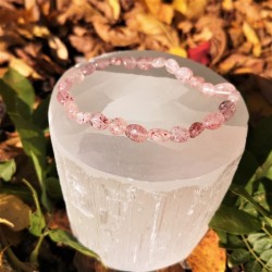 Bracelet quartz hématoïde