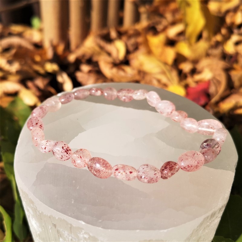 Bracelet quartz hématoïde