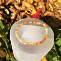 Bracelet cornaline 4mm