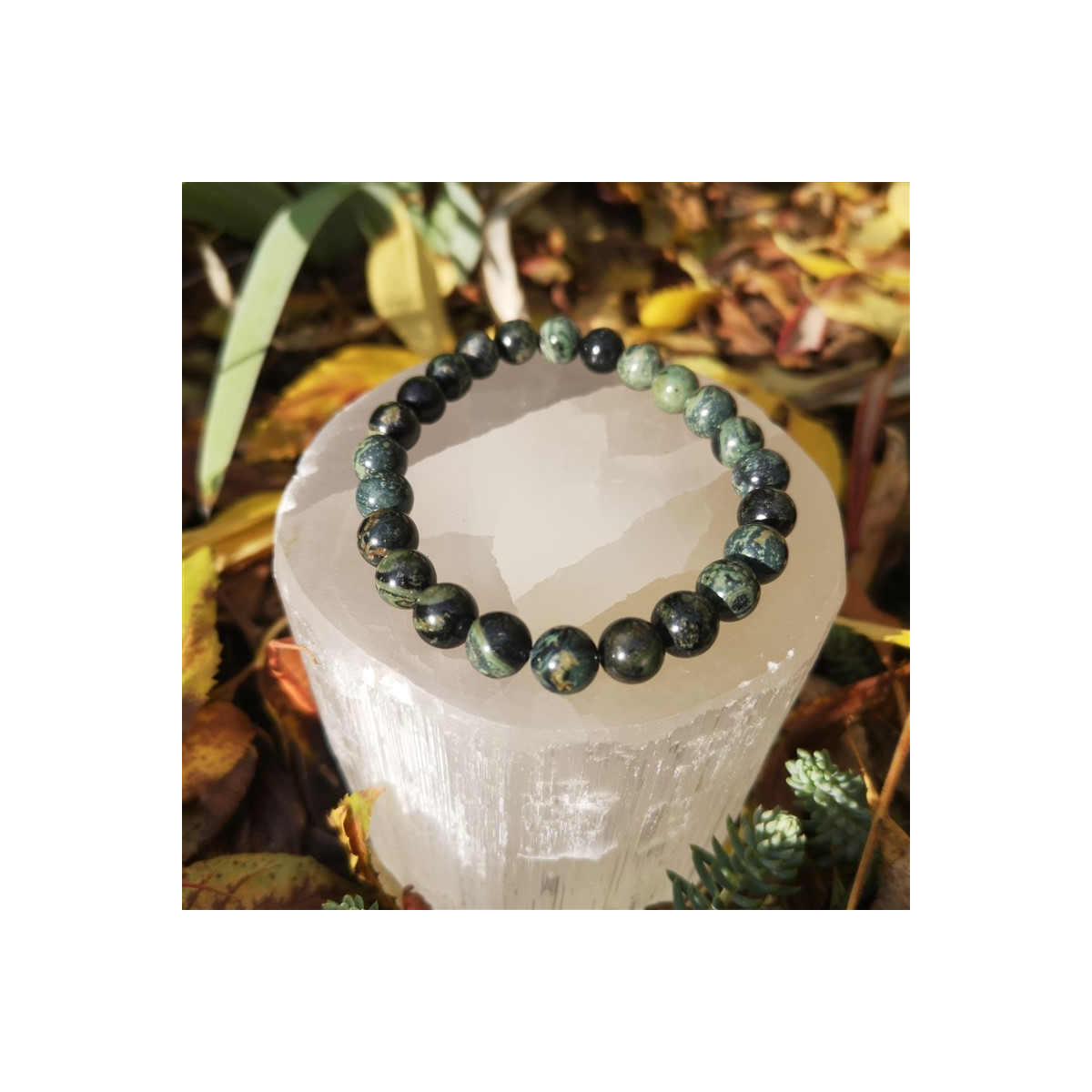 Bracelet jaspe kambaba 8mm