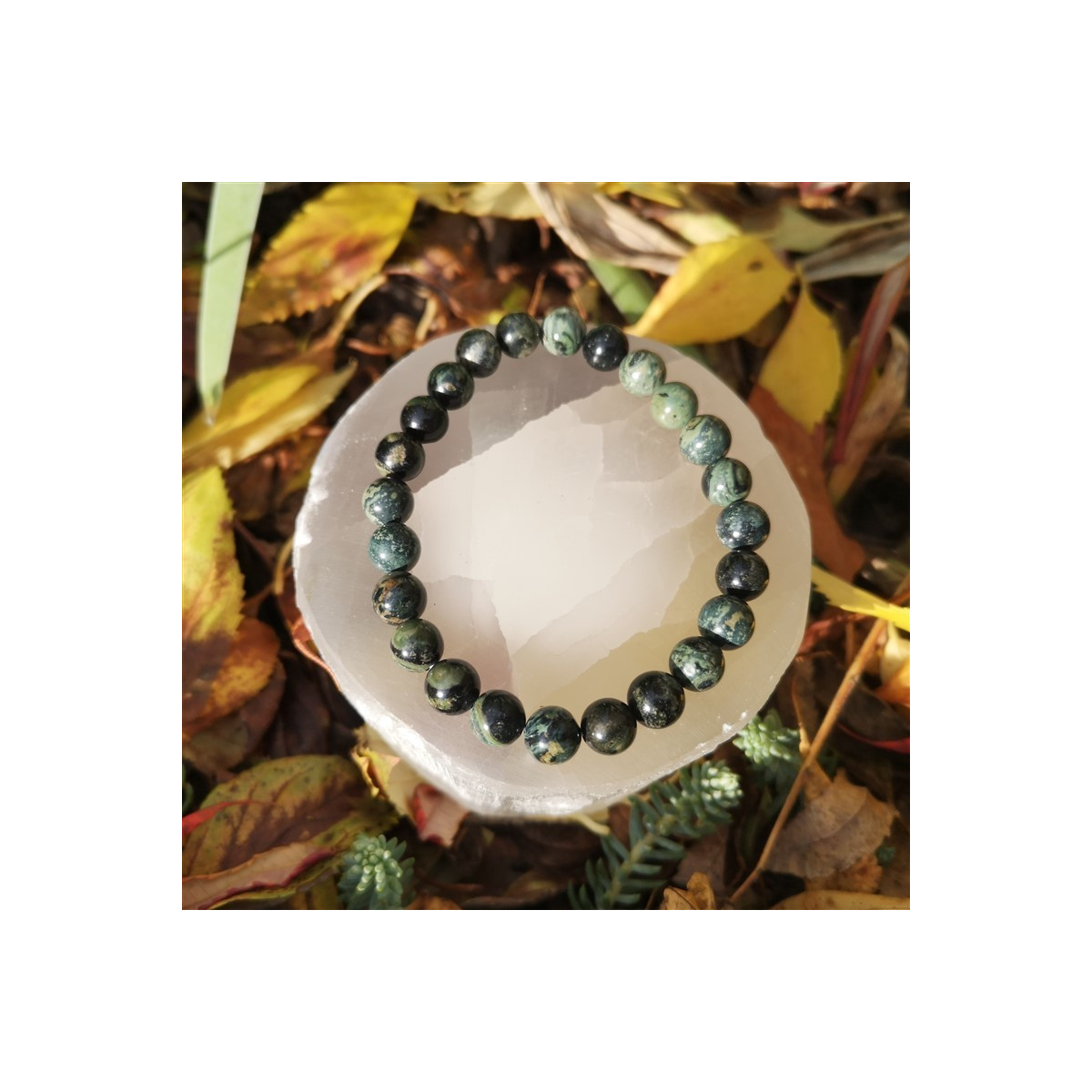 Bracelet jaspe kambaba 8mm
