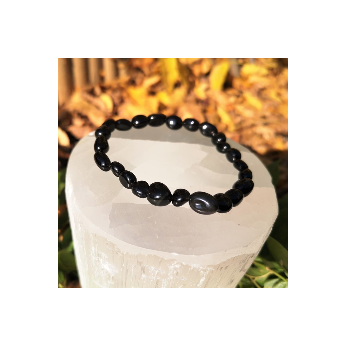 Bracelet obsidienne oeil céleste