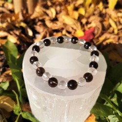 bracelet quartz fumé