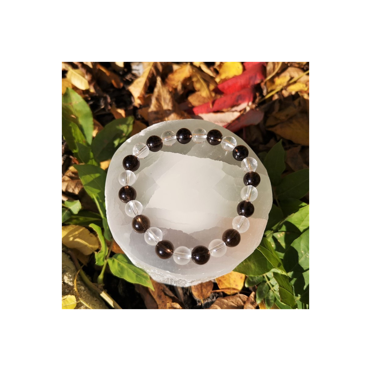 bracelet quartz fumé vertus