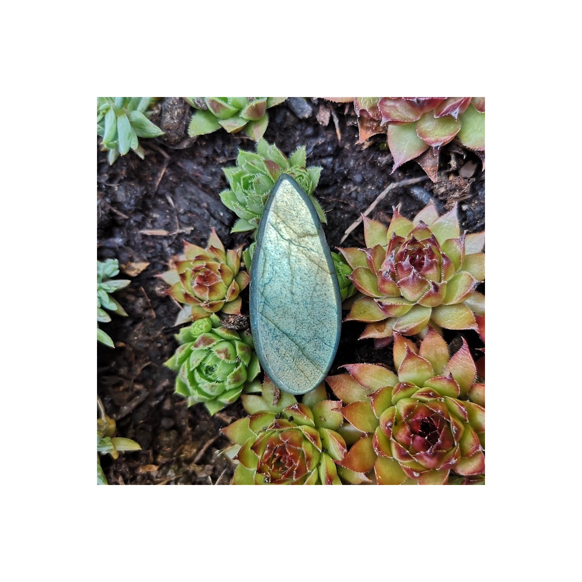 collier labradorite bleu ciel