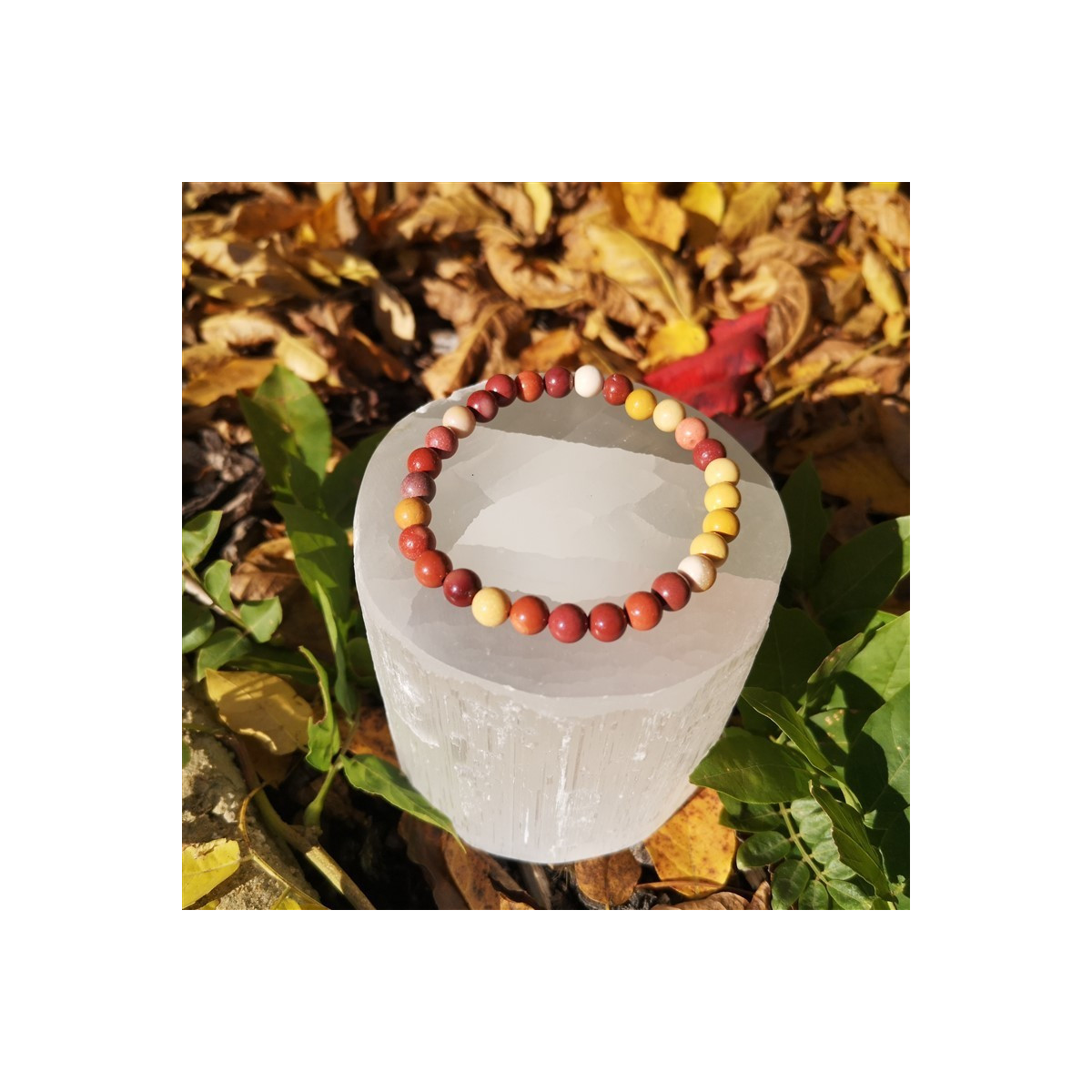 bracelet mokaite 6mm