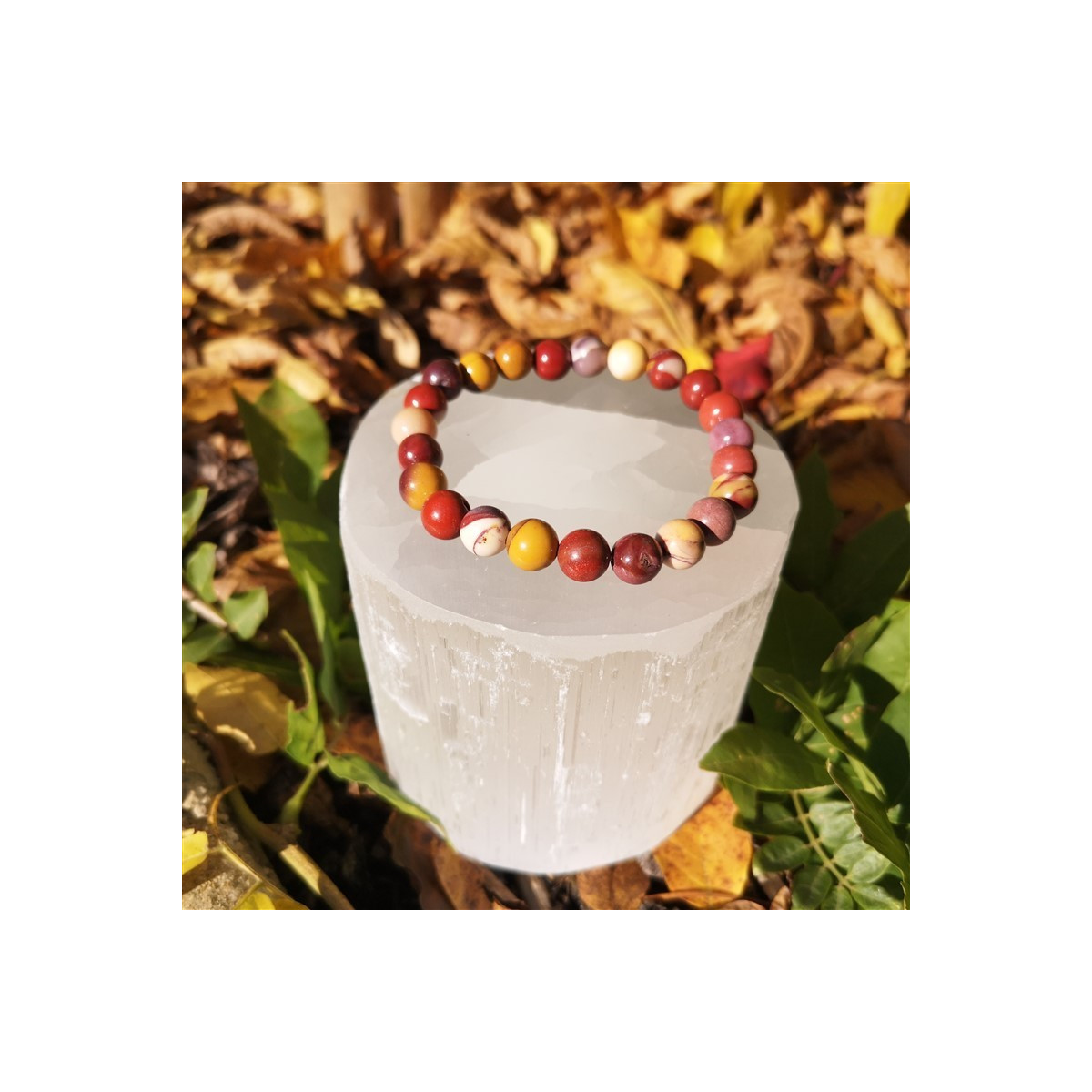 Bracelet mokaite 8mm