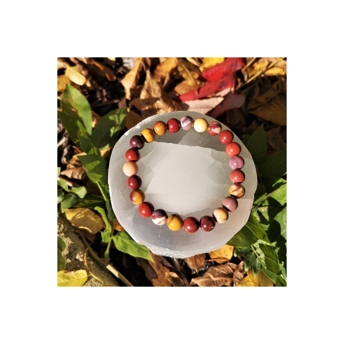 Bracelet mokaite 8mm