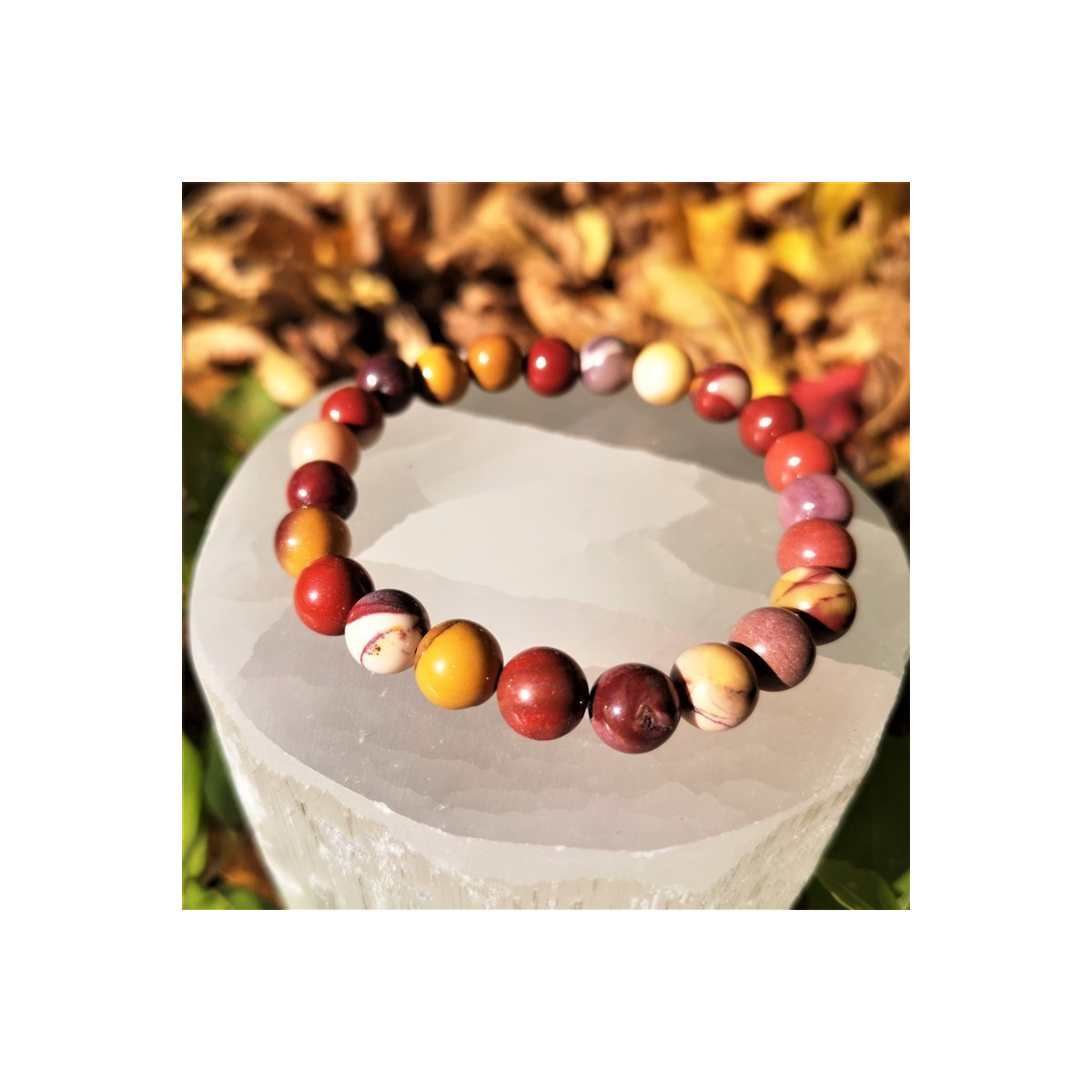 Bracelet mokaite 8mm
