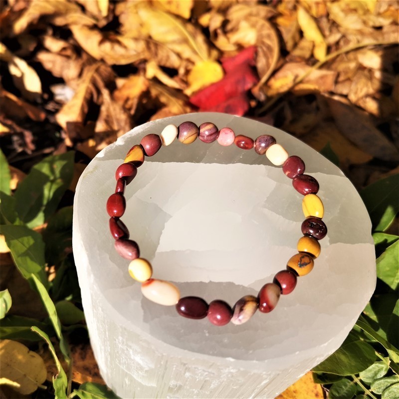 Bracelet mokaite nuggets