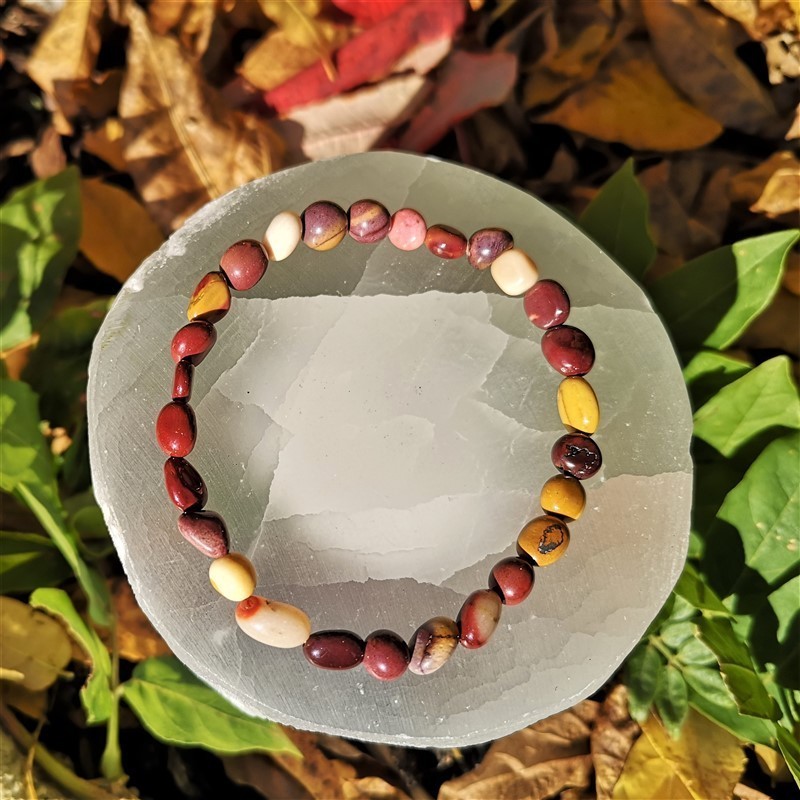 Bracelet mokaite nuggets