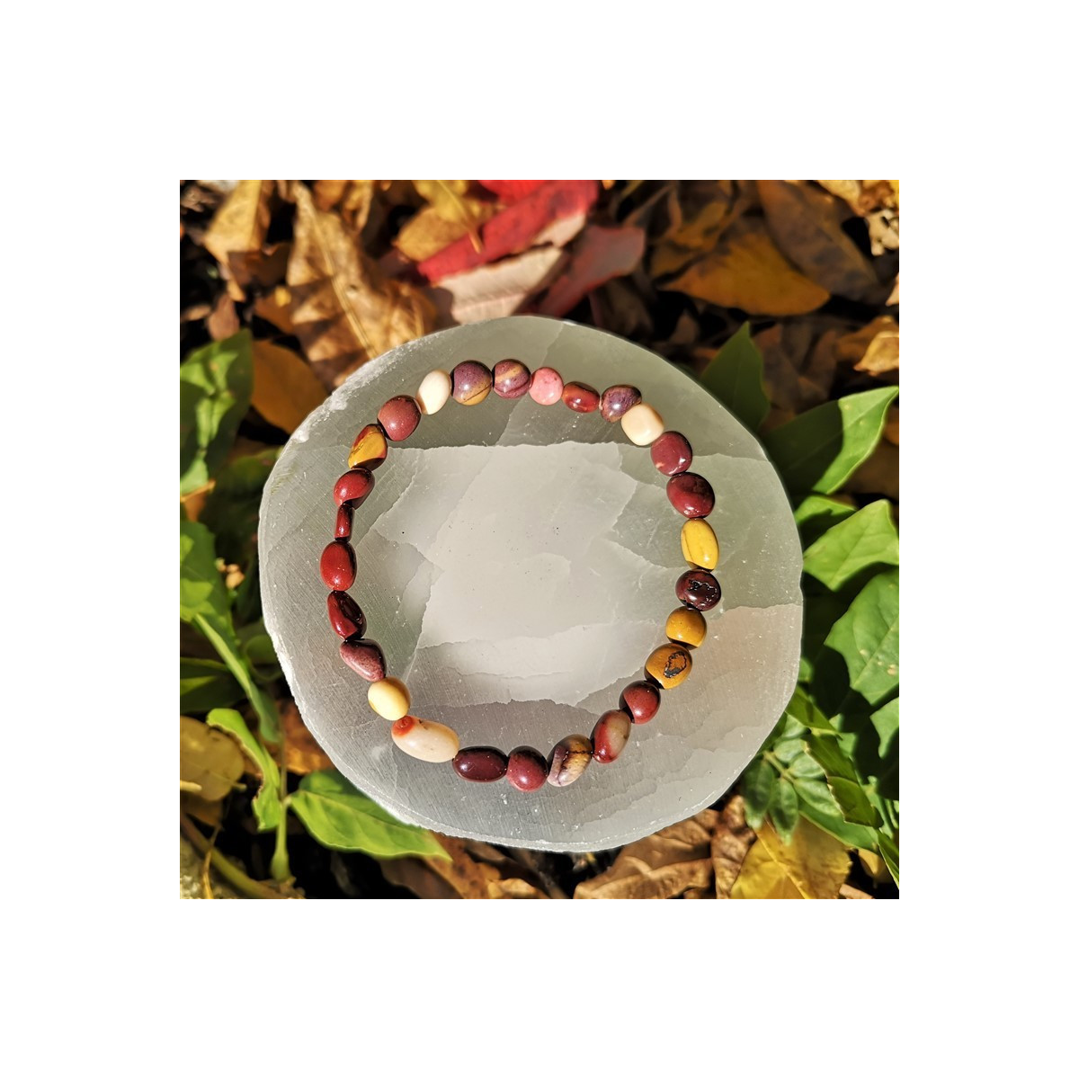 Bracelet mokaite nuggets