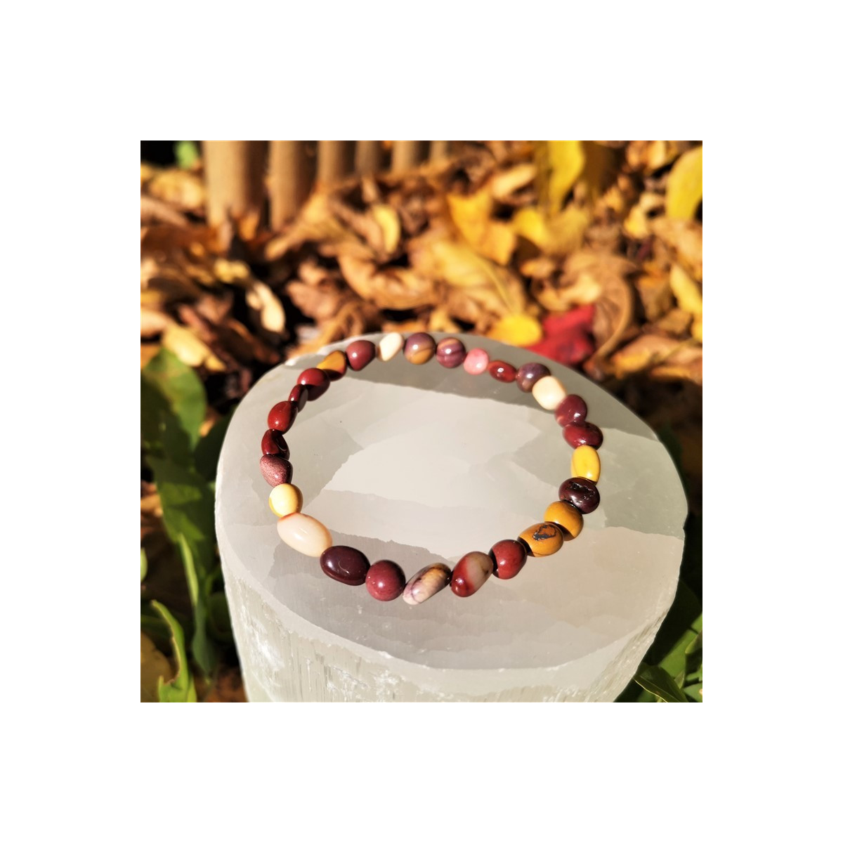 Bracelet mokaite nuggets