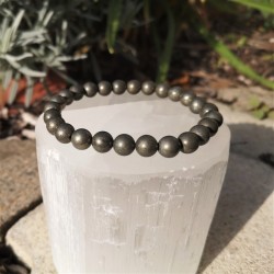bracelet pyrite homme