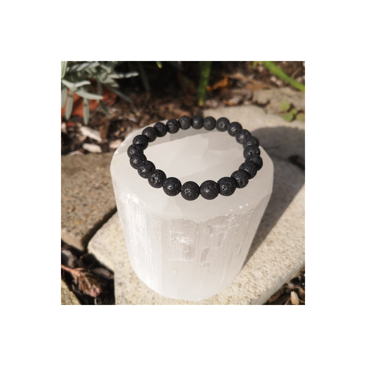 Bracelet pierre de lave 8mm