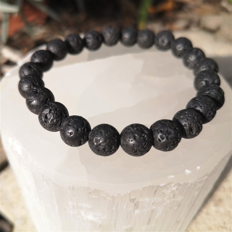 Bracelet pierre de lave 8mm