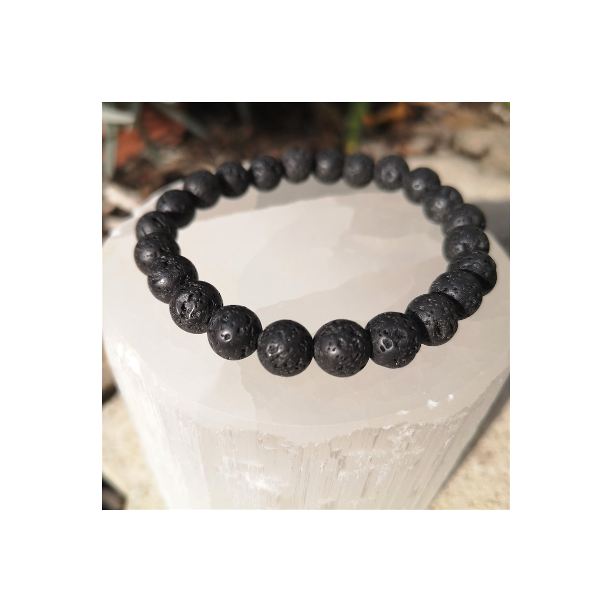 Bracelet pierre de lave 8mm
